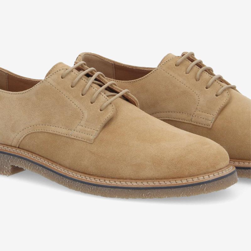 DUBLIN DERBY M - SUEDE - CAMEL